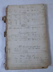 Administrative record - T.J. Connolly Account Ledger