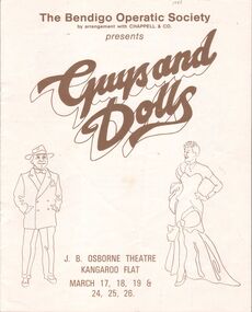 Programme - Programme ""Guys and Dolls" by The Bendigo Operatic Society