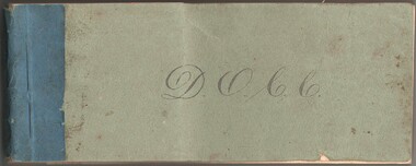 Financial record - Cricket Club Documents - DOCC Receipt book (Feb 1875 - Dec 1877)