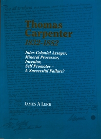 Book - Thomas Carpenter 1832-1882