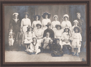 Photograph - Group photograph of the staff of G.W. Jenkins (a tailor of Eaglehawk) who participated on aa float Empire Day (date unknown), August 2024