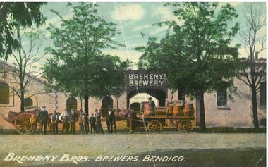 Postcard - Brehenys Brewers Bendigo