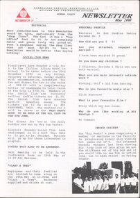 Newsletter - Australian Defence Industries (ADI) - nine newsletters Nov 1986 to May 1990