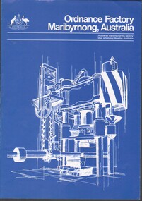 Booklet - Australian Defence Industries (ADI) - Ordinance factory Maribyrnong Australia brochure