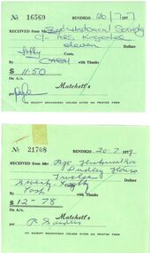 Administrative record - Assorted Invoices