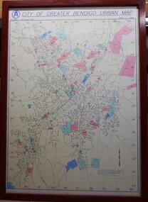 Map - City of Greater Bendigo Urban Map 1996, 19 August 1996
