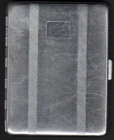 Ephemera - Silver cigarette case