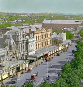 Photograph - Colourised Black and White Digital Images of Bendigo and Surrounds, About 1950