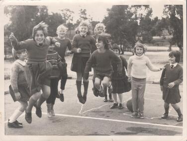 Photograph - Bendigo East State School playground photo c.1970