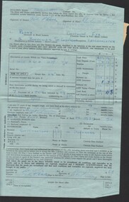 Ephemera - Gertrude Perry Collection - Invoice and HP payments receipts for purchase of an AWA TV by Miss G. E. Perry on 8/3/1963 from Peter F. Wade in instalments commencing 7th April 1963; over 19 receipts between 8/4/1963 to 18/3/1966