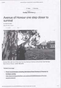 Photograph - 2015 Bendigo East State School Newspaper Article