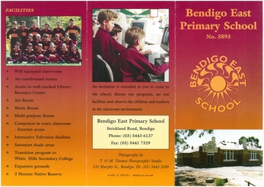 Work on paper - 1990s Advertising Brochure for Bendigo East State School