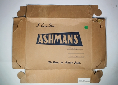 Ephemera - Ashmans Box, McKenzie Family Collection