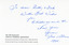 Photo of back of card
