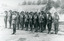 Photo of Robert Reynolds on the end of the row at Simpson Barracks Watsonia, Victoria