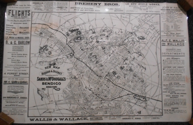 Map - Sands & McDougall Bendigo