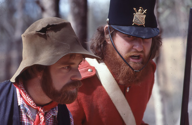 Document - Johnson Collection biographical information - Seven photos at Sandhurst Town, 1978