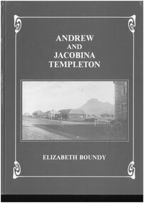 Book - Tui Mitchell Collection: Family History of Andrew and Jacobina Templeton