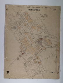 Map - Map of Inglewood, July 23rd 1857