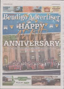 Newspaper - Articles on the 150th Anniversay of 150 years of learning in Bendigo, April 22 2023