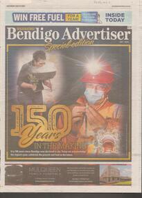 Newspaper - Articles on the 150 years History of Bendigo, Sat July 17 2021