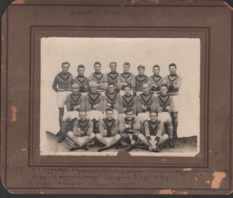 Photograph - Bendigo East Football Club 1923, 4/5/2021