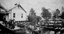 Black and white photo of the Bendigo Rowers in 1905 at the old sheds which were situated at the Nolan St end of Lake Weeroona