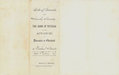 Legal record - Hartnell Legal Documents: Kennedy General Guarantee for an Individual 1887