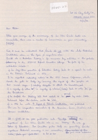 Document - Sir John Quick, Michele Matthews Collection