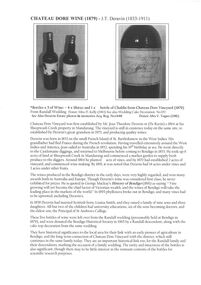 Document - Chateau Dore Vineyard: History of Winery at Mandurang