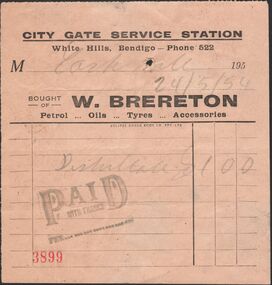 Financial record - INVOICE COLLECTION: Motor industry invoices