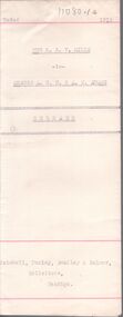 Legal record - ADAMS Sarah - Probate, Watson, James & Rogers, Rogers Collection, 1912