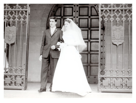 Wedding photo or Rex and Marie