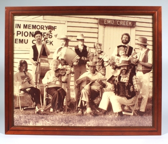Photograph - Framed Photograph of Emu Creek Bush Band