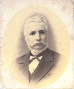 Ephemera - Opalotype portrait of Henry Frenchman