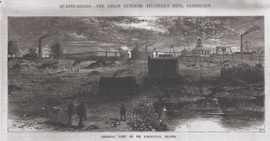 Photograph - Great Extended Hustlers Gold Mine Sandhurst, April, 2014