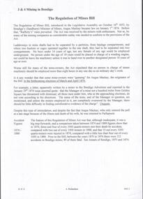 Document - Regulation of Mines Bill, famous mines of Bendigo, April, 2014