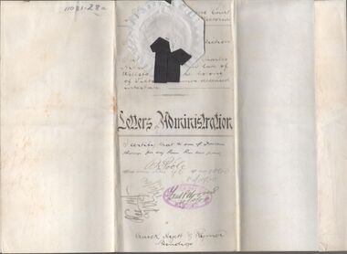 Legal record - BRAYSHAW Charles Arthur -  Probate, Watson, James & Rogers, Rogers Collection, 1882