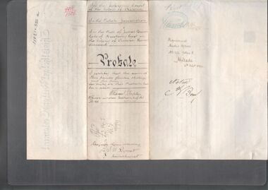 Legal record - BROWN James - Release, Watson, James & Rogers, Rogers Collection, 1889