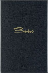 Document - Certificate folder, Win Jennings Collection, 1966