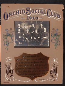 Certificate - IAN DYETT COLLECTION: Presentation piece