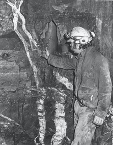 Photograph - AUSTIN COLLECTION:  Quartz vein, Central Deborah Gold Mine, Possibly 1990's