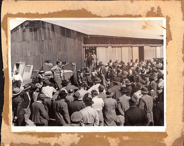 Photograph - IAN DYETT COLLECTION: Photograph. Mounted image of Mr C.J. Curnow