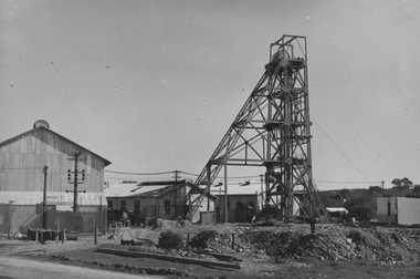 Photograph - Nell Gwynne Headframe, 1936