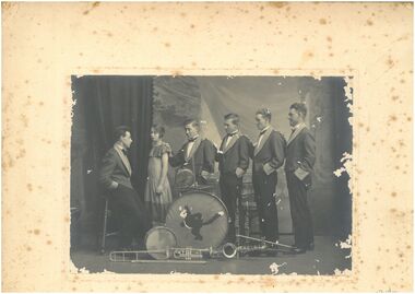 Photograph - Photo of Band members, G. L. Powell Collection