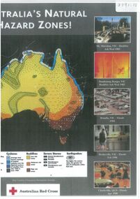 Document - Map outlining Australia's natural hazard zones