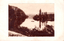 This black-and-white card shows a person rowing on a calm river between wooded banks and hills; on the card is printed “THE DERWENT AT NEW NORFOLK” and “BEATTIE HOBART 359”.