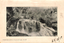 This black-and-white card shows water cascading over a broad rocky ledge in bushland; on the card is printed “WEEPING ROCK, Wentworth Falls, N.S.W”. Hand written on the card is 28/12/08