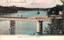 This coloured card shows a bridge crossing a river with a ferry in the distance; on the card is printed “Evening, Lane Cove River, Sydney”. Handwriting on the card: "Annadale 18/02/07"