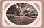 This black-and-white card shows a kiosk among trees in botanical gardens: On the card is printed “The Kiosk, Botanic Gardens, Toowoomba, Q.”
